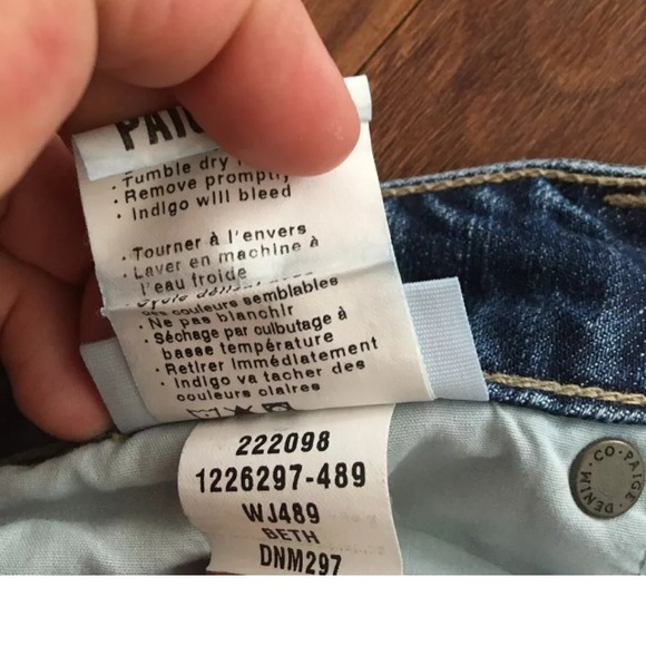 Paige Jimmy Jimmy Denim Shorts 27 Medium Beth Wash - Picture 8 of 8